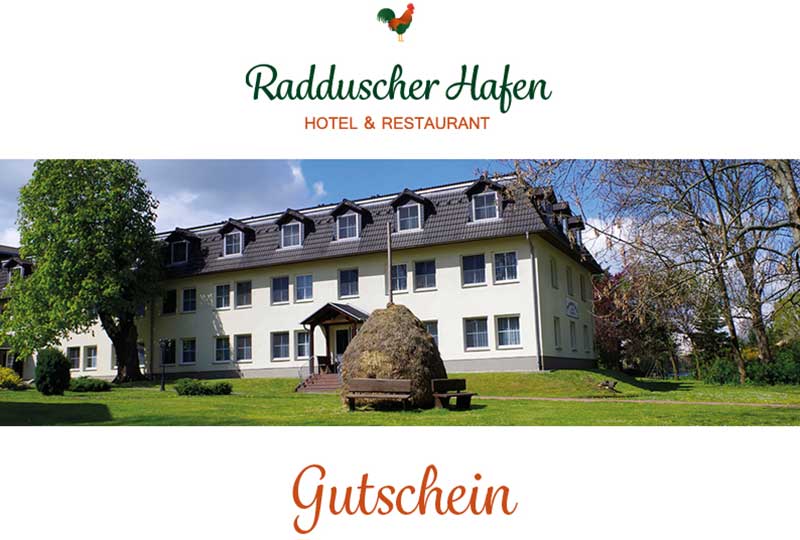 Gutschein Hotel Radduscher Hafen