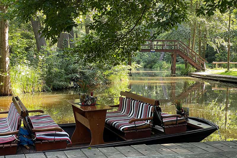 Kahnfahrt am Naturhafen in Raddusch